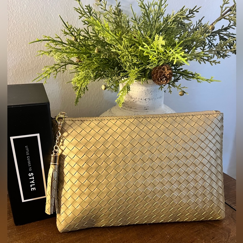 Virginia Wolf Mimi Woven Clutch